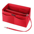 Felt tote bags women pouch custom cosmetic bag 2022 new factory wholesale multi-functional travel felt bag organizer